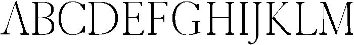 Light otf (300) Font UPPERCASE