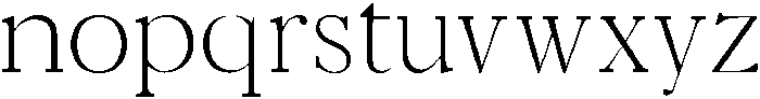 Light otf (300) Font LOWERCASE