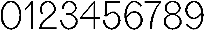 Light otf (300) Font OTHER CHARS