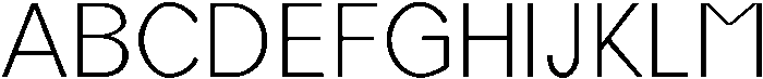 Light otf (300) Font UPPERCASE