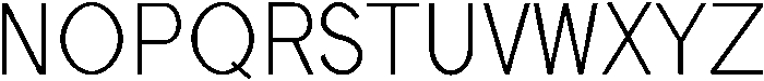 Light otf (300) Font UPPERCASE