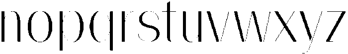 Light otf (300) Font LOWERCASE