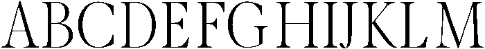 Light otf (300) Font UPPERCASE