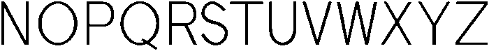 Light otf (300) Font UPPERCASE