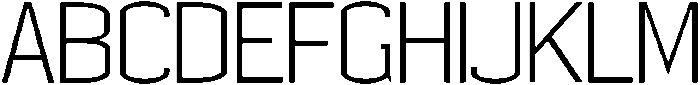 Light otf (300) Font UPPERCASE