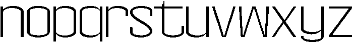 Light otf (300) Font LOWERCASE