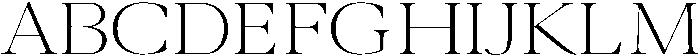 Light otf (300) Font UPPERCASE