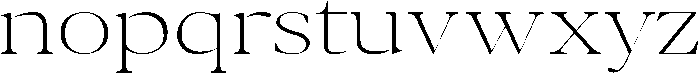 Light otf (300) Font LOWERCASE
