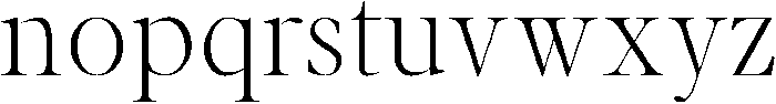 Light otf (300) Font LOWERCASE