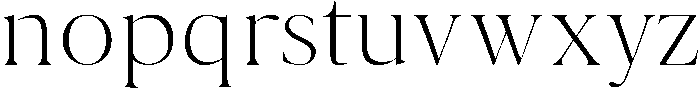 Light otf (300) Font LOWERCASE