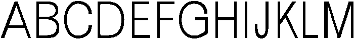 Light otf (300) Font UPPERCASE