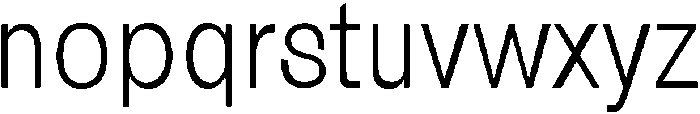 Light otf (300) Font LOWERCASE