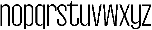Light otf (300) Font LOWERCASE