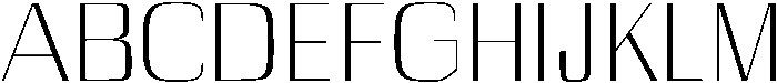 Light otf (300) Font UPPERCASE