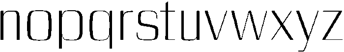Light otf (300) Font LOWERCASE