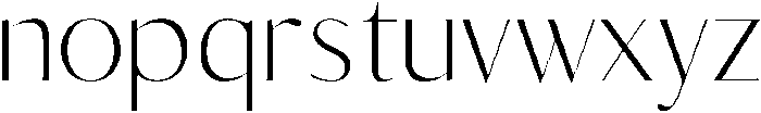 Light otf (300) Font LOWERCASE