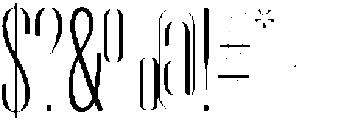 Light otf (300) Font OTHER CHARS