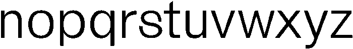 Light otf (300) Font LOWERCASE