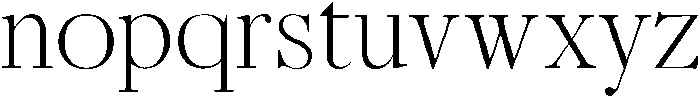 Light otf (300) Font LOWERCASE