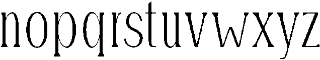 Light otf (300) Font LOWERCASE