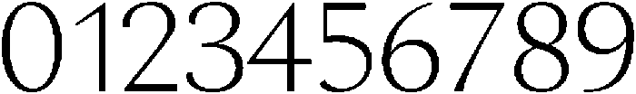 Light otf (300) Font OTHER CHARS