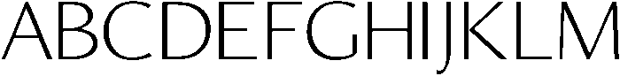 Light otf (300) Font UPPERCASE