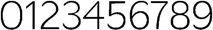 Light otf (300) Font OTHER CHARS