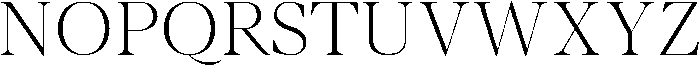 Light otf (300) Font UPPERCASE