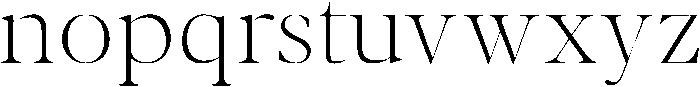 Light otf (300) Font LOWERCASE