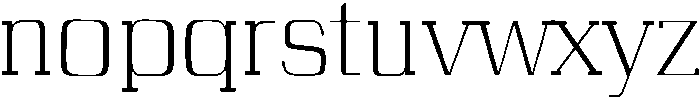 Light otf (300) Font LOWERCASE