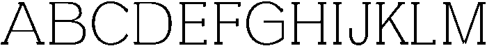 Light otf (300) Font UPPERCASE