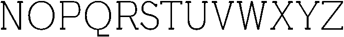 Light otf (300) Font UPPERCASE