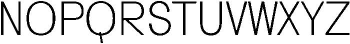Light otf (300) Font UPPERCASE