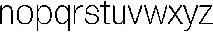 Light otf (300) Font LOWERCASE