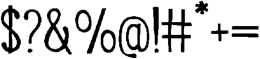 Light otf (300) Font OTHER CHARS