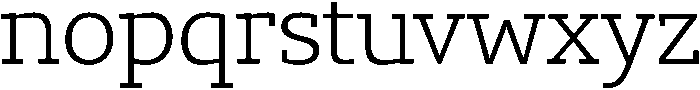 Light otf (300) Font LOWERCASE