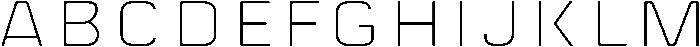 Light otf (300) Font UPPERCASE