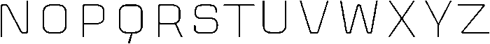 Light otf (300) Font LOWERCASE
