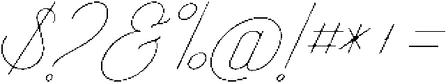 Light otf (300) Font OTHER CHARS
