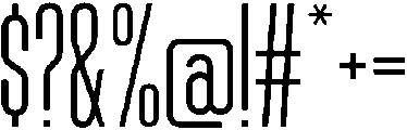 Light otf (300) Font OTHER CHARS