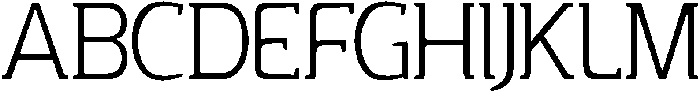 Light otf (300) Font UPPERCASE