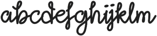 Lightheart Script Regular otf (300) Font LOWERCASE