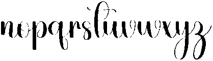 Lighting Regular otf (300) Font LOWERCASE