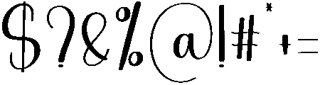 Lighting Regular otf (300) Font OTHER CHARS