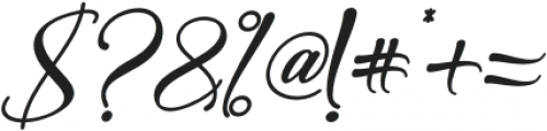 Lightmoon Italic otf (300) Font OTHER CHARS