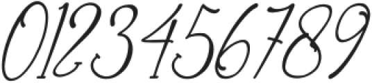 Lightning Christmas Italic Italic otf (300) Font OTHER CHARS