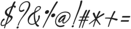 Lightning Christmas Italic Italic otf (300) Font OTHER CHARS