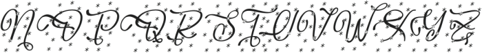 Lightning Christmas Italic Italic otf (300) Font UPPERCASE