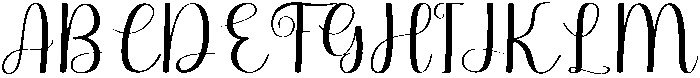 Lightning Regular otf (300) Font UPPERCASE
