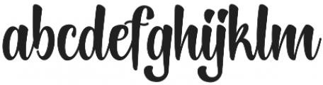 Lightning Script Regular otf (300) Font LOWERCASE